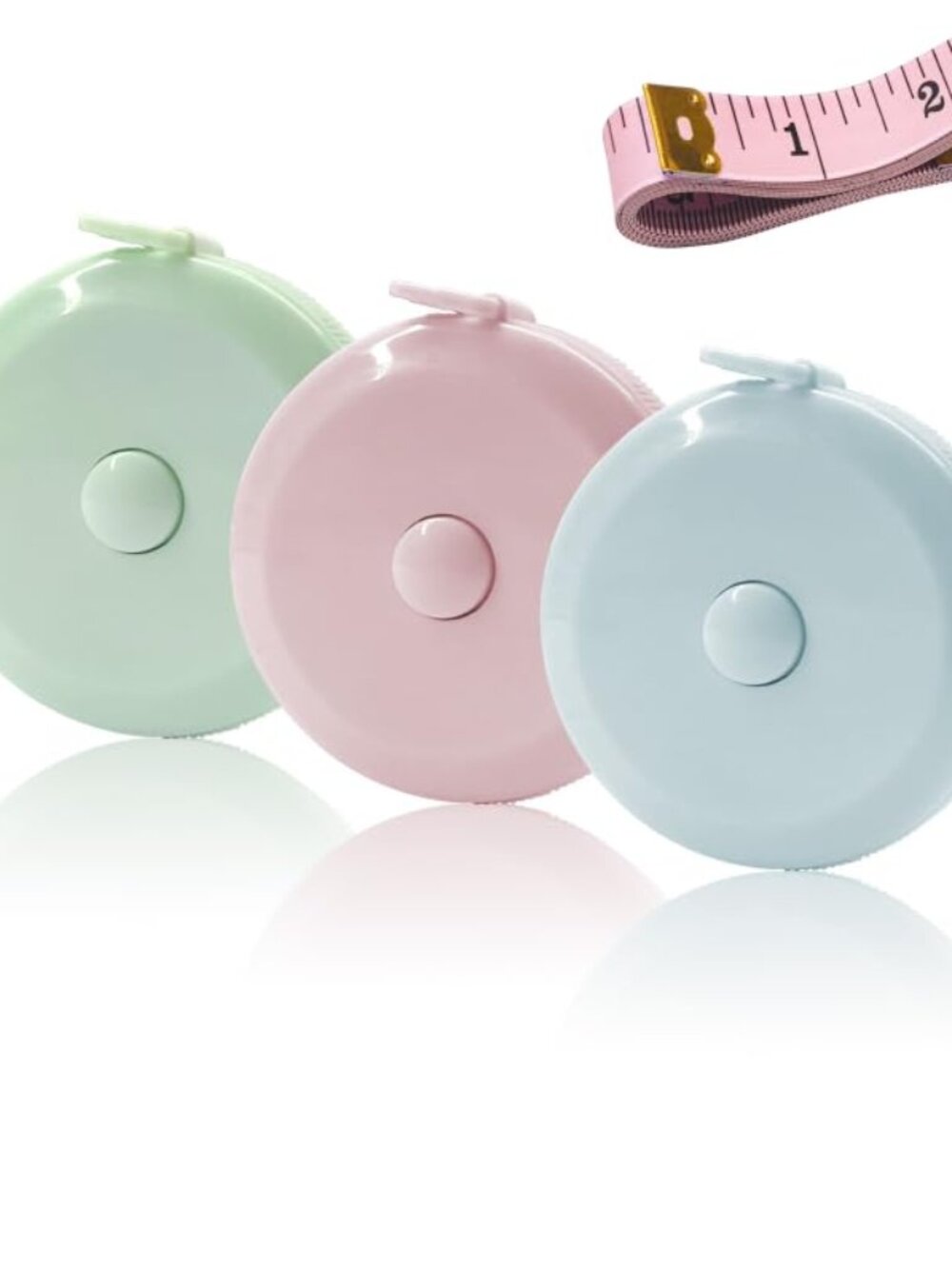 3 Pack Tape Measure Measuring Tape for Body Fabric Sewing Tailor Cloth Knitting